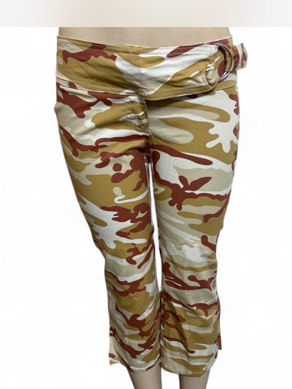 Joy Jeans Camo Capri Pants XXL Made in USA vintage Y2K